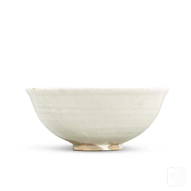 A carved Dangyangyu white-glazed 'peony' bowl, Song dynsaty | 宋 當陽峪窰白釉刻纏枝牡丹紋盌 - 图2